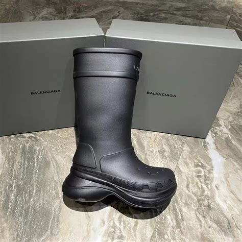 balenciaga croc boot replica|balenciaga crocs hard.